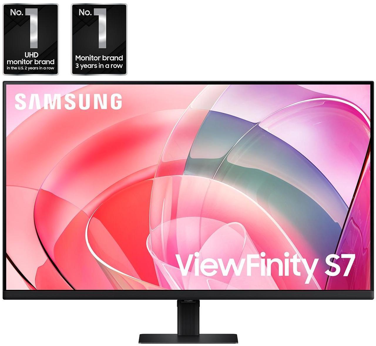 Alt view image 2 of 11 - SAMSUNG 32" ViewFinity S7 (S70D) 4K UHD IPS HDR10 High Resolution Monitor with Speakers- LS32D708EBNXGO