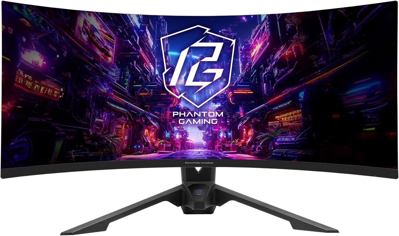 Main image of ASRock Phantom Gaming 34" 180 Hz VA WQHD Gaming Monitor FreeSync Premium (AMD Adaptive Sync) 123% sRGB / 94% DCI-P3 PG34QRT3A