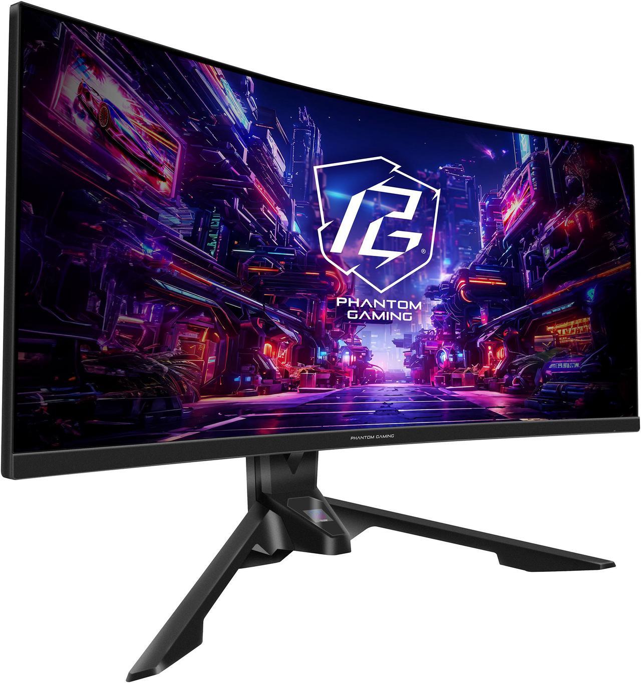 Alt view image 3 of 8 - ASRock Phantom Gaming 34" 180 Hz VA WQHD Gaming Monitor FreeSync Premium (AMD Adaptive Sync) 123% sRGB / 94% DCI-P3 PG34QRT3A