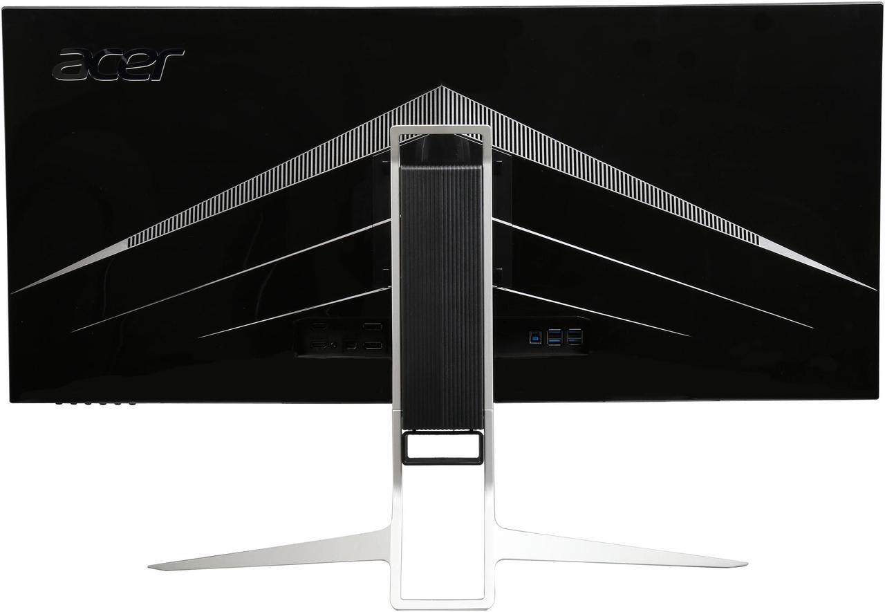 Alt view image 5 of 7 - Acer XR341CK bmijpphz Black 34", 21:9 WQHD Curved , 3440 x 1440 LED IPS Monitor, Adaptive-Sync( Free-Sync) with DTS Sound Speakers, USB 3.0, HDMI, MHL, Display Port