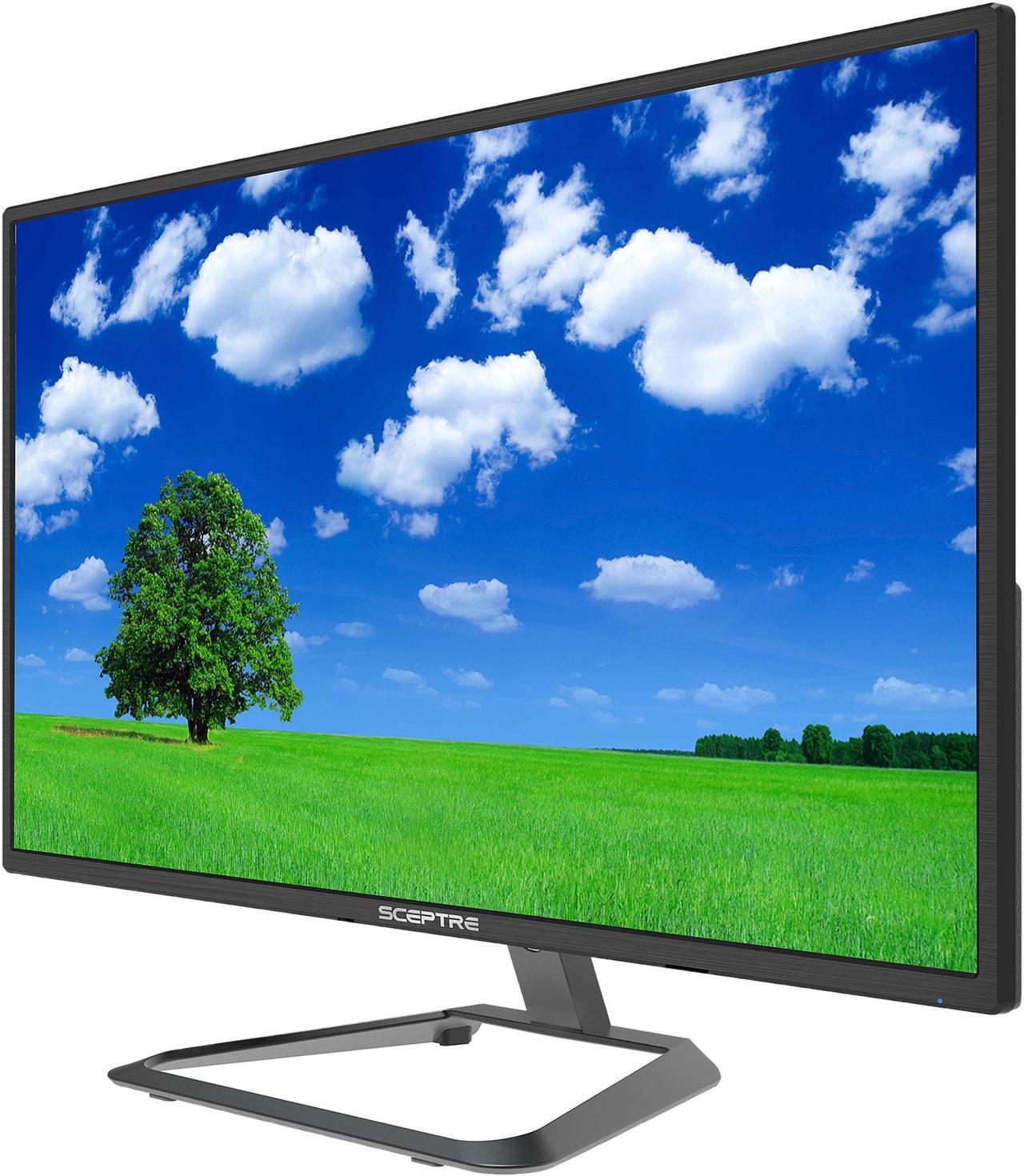 SCEPTRE U275W-4000R 27" 3840x2160 4K UHD IPS LED Widescreen LCD Monitor with HDMI 1.4 & 2.0 Displayport Built-in Speakers, US Warranty