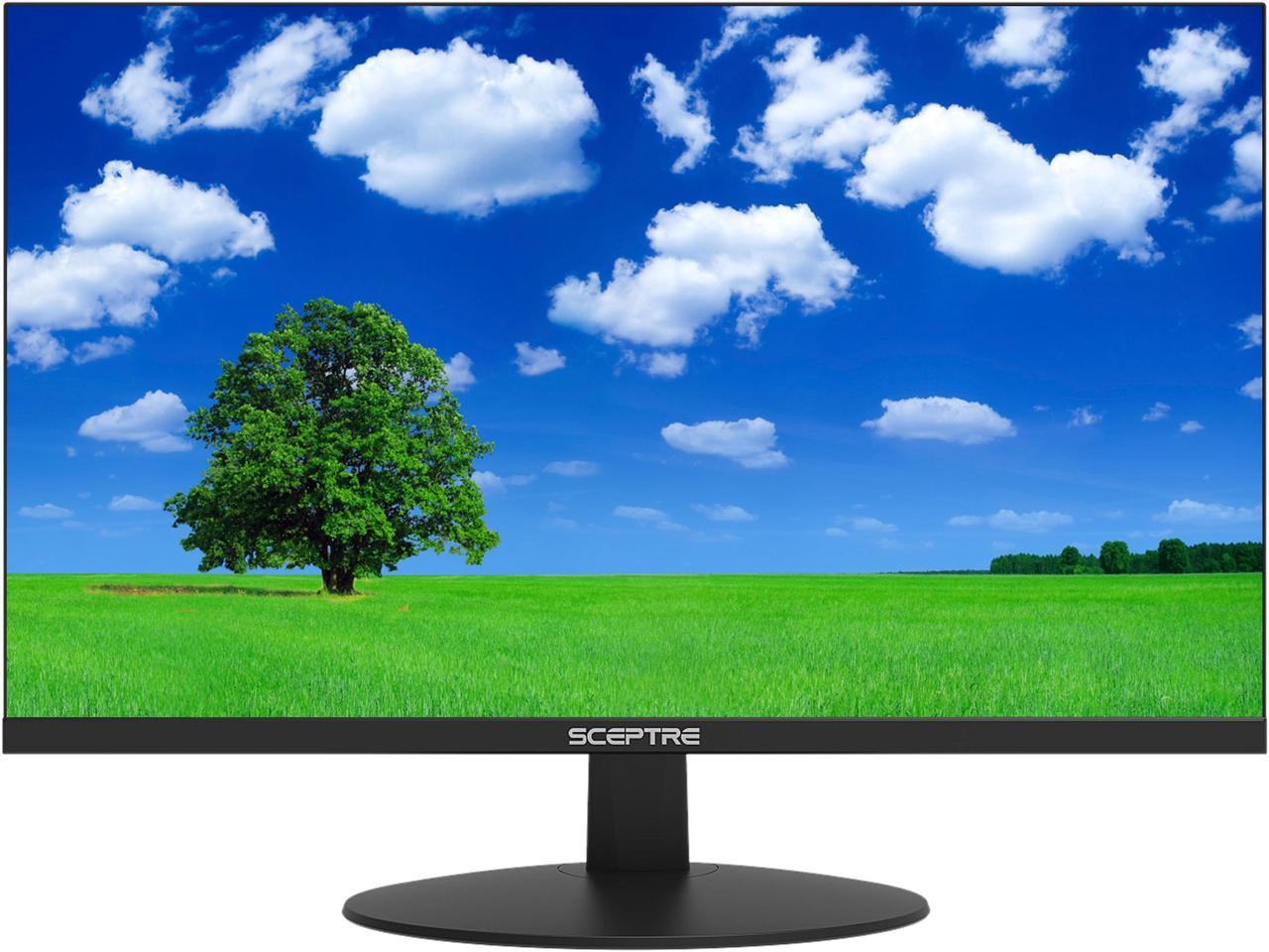 SCEPTRE 24" (Actual size 23.8") 75 Hz IPS FHD IPS Monitor 5 ms 1920 x 1080 D-Sub, HDMI, 3.5mm Audio SCEPTRE E248W-FPT 24 E248W-FPT