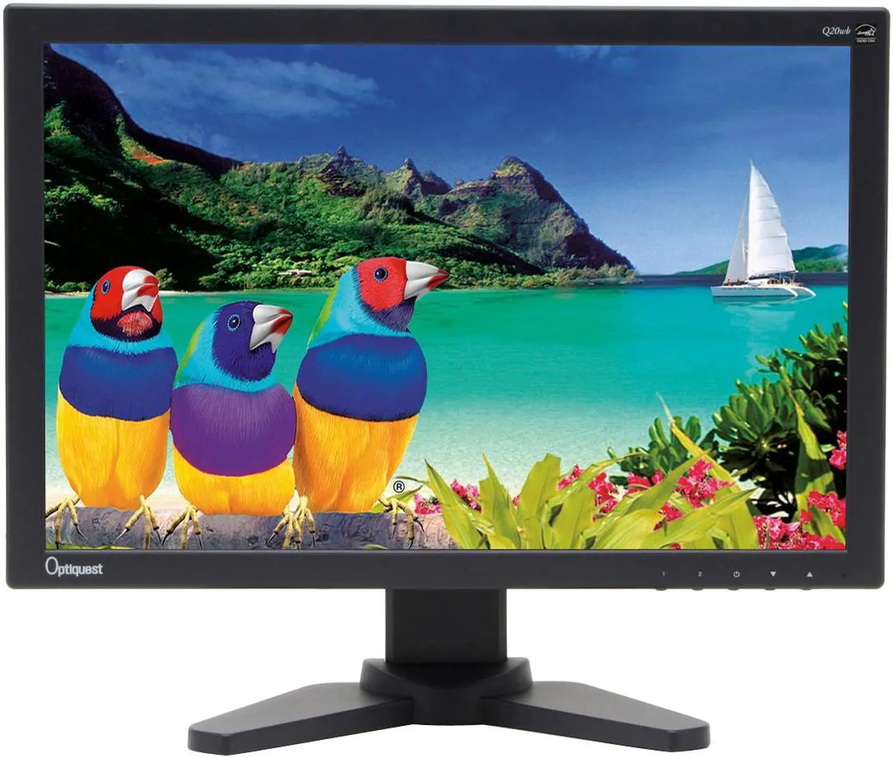 Alt view image 2 of 11 - ViewSonic 20" Active Matrix, TFT LCD WSXGA LCD Monitor 5 ms D-Sub, DVI-D Optiquest Series Q20WB