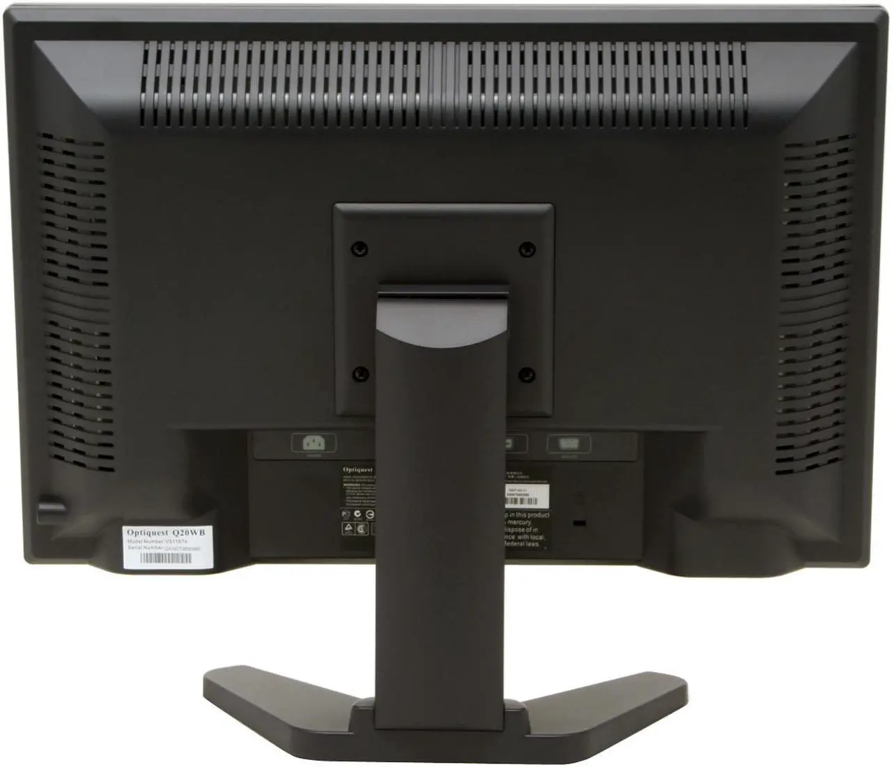 Alt view image 7 of 11 - ViewSonic 20" Active Matrix, TFT LCD WSXGA LCD Monitor 5 ms D-Sub, DVI-D Optiquest Series Q20WB