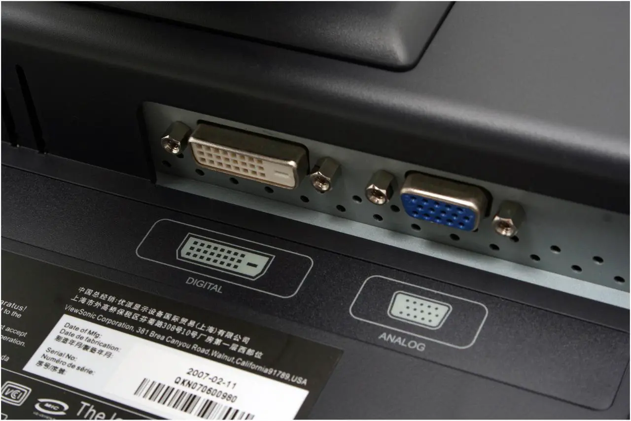 Alt view image 8 of 11 - ViewSonic 20" Active Matrix, TFT LCD WSXGA LCD Monitor 5 ms D-Sub, DVI-D Optiquest Series Q20WB