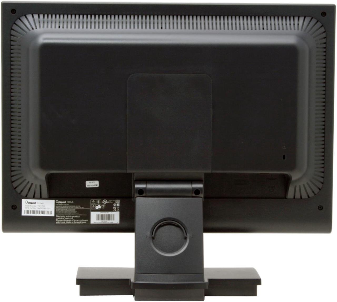 Alt view image 8 of 11 - ViewSonic 22" Active Matrix, TFT LCD WSXGA LCD Monitor 5 ms D-Sub, DVI-D Optiquest Series Q22wb