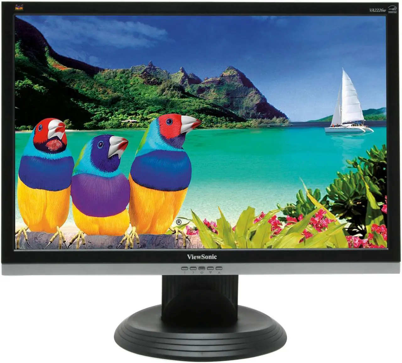 Alt view image 2 of 11 - ViewSonic 21.6" Active Matrix, TFT LCD WSXGA+ LCD Monitor 5 ms D-Sub, DVI-D Value Series VA2226W
