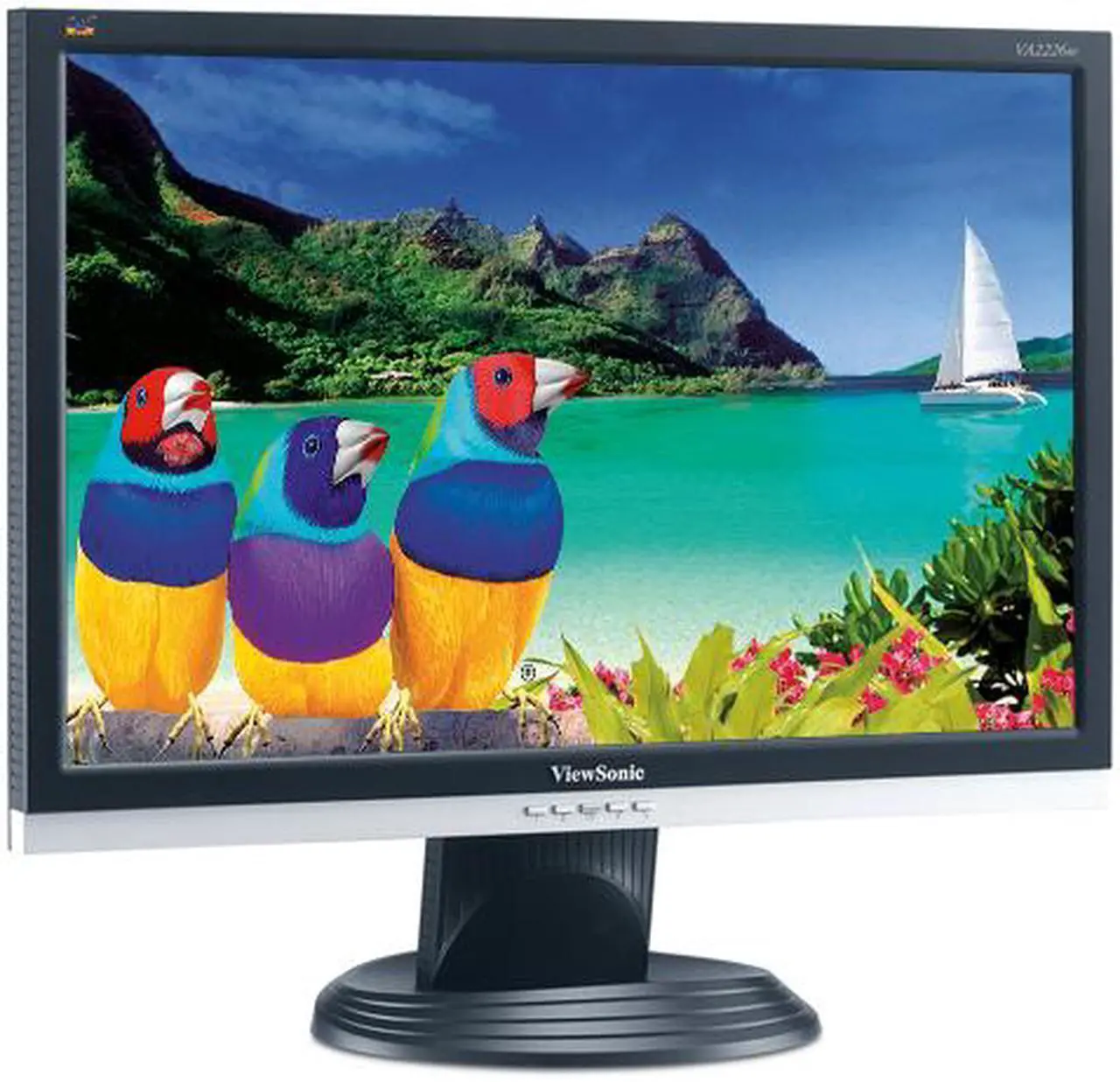 Alt view image 3 of 11 - ViewSonic 21.6" Active Matrix, TFT LCD WSXGA+ LCD Monitor 5 ms D-Sub, DVI-D Value Series VA2226W