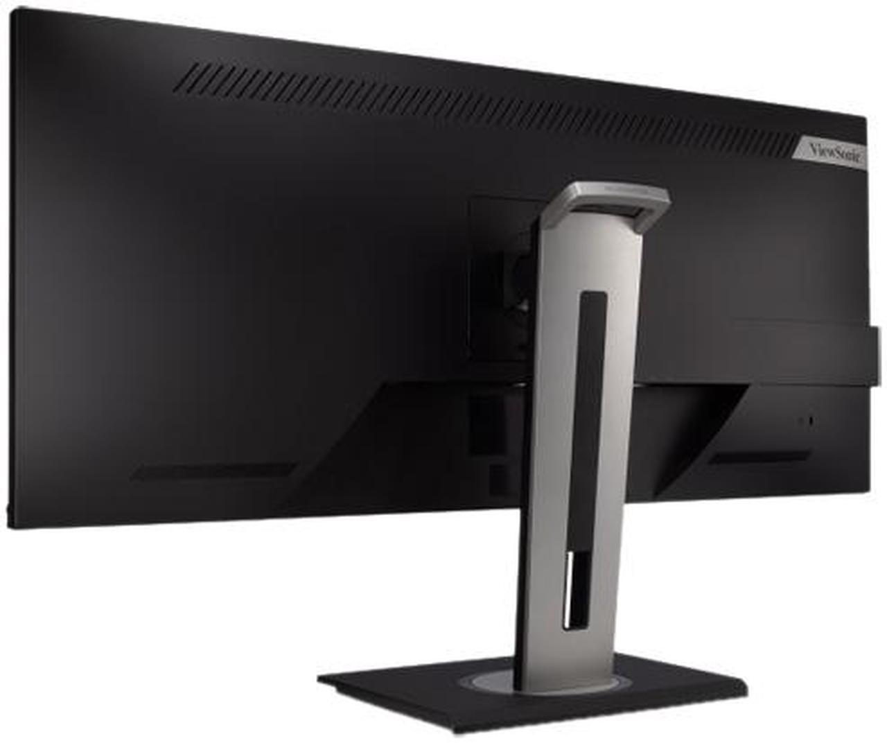 Alt view image 13 of 13 - ViewSonic VG3448 34 Inch Ultra-Wide 21:9 WQHD Ergonomic Monitor with HDMI DisplayPort USB, 40 Degree Tilt and FreeSync for Home and Office