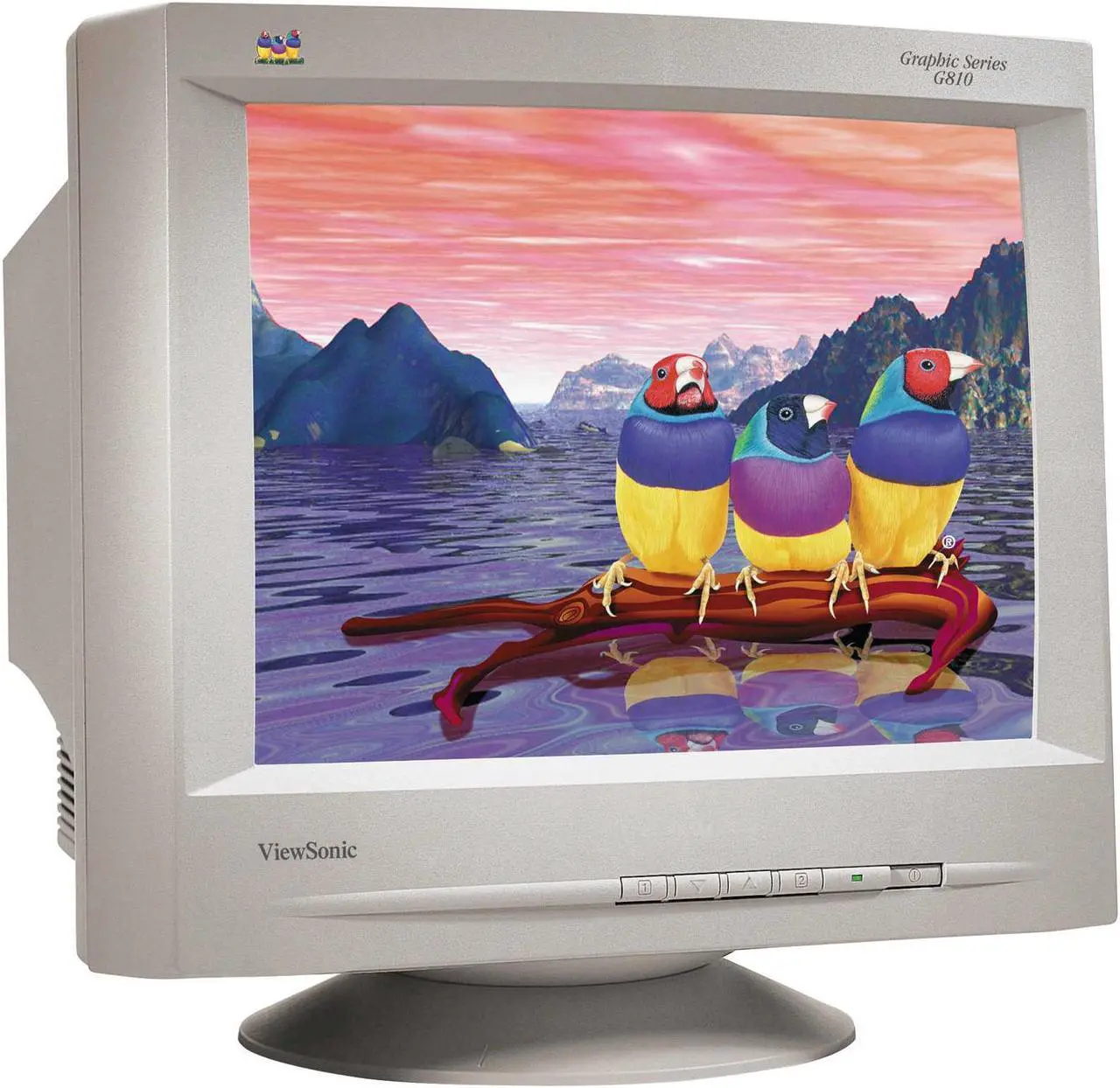 Main image of ViewSonic G810 Beige 21" CRT Monitor 0.21mm horizontal, 0.25mm diagonal Dot Pitch D-Sub