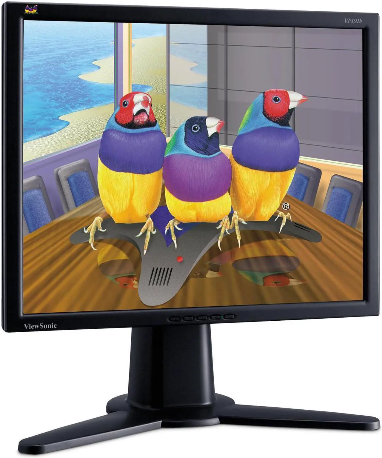 Main image of ViewSonic 19" Active Matrix, TFT LCD SXGA LCD Monitor 8 ms VP191B