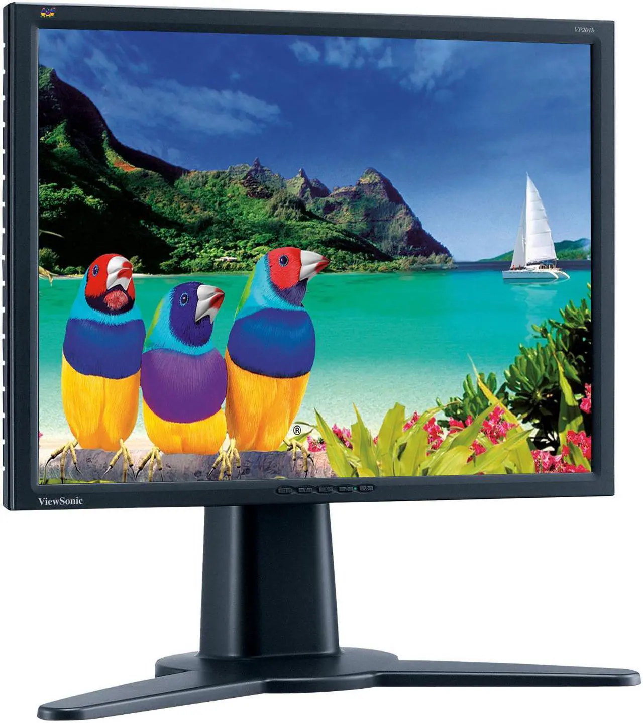 Main image of ViewSonic 20.1" Active Matrix, TFT LCD UXGA LCD Monitor 16 ms 15-pin mini D-sub, Digital DVI-I, USB V 2.0 Up stream (B type) x1; Down stream (A type) x4 VP201B