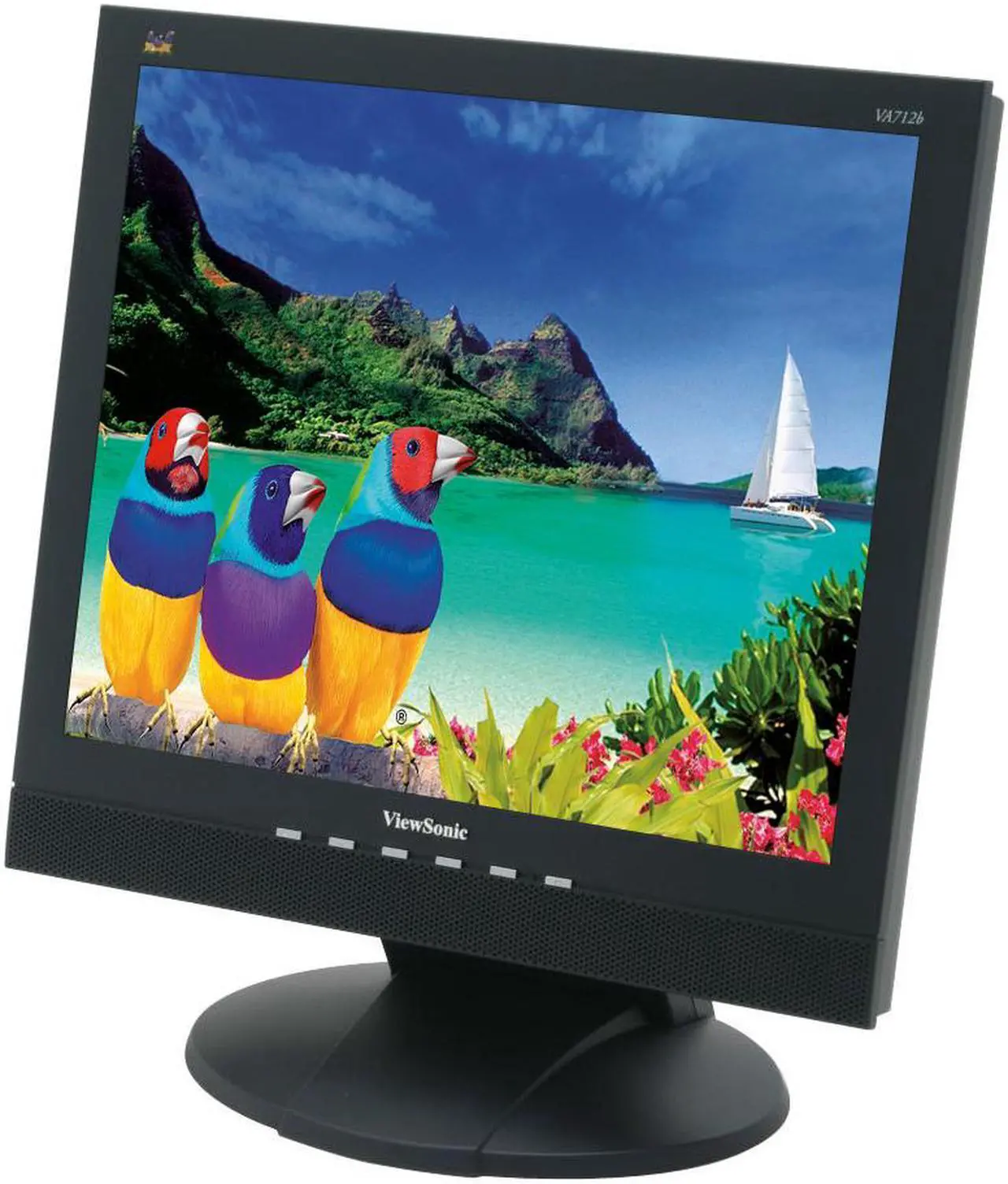 Main image of ViewSonic 17" Active Matrix, TFT LCD SXGA LCD Monitor 8 ms D-Sub, DVI-D Value Series VA712B