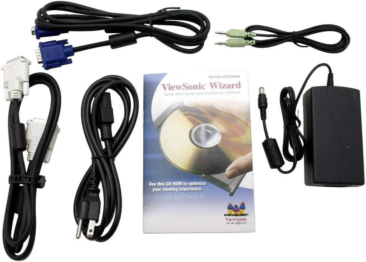 Alt view image 7 of 8 - ViewSonic 17" Active Matrix, TFT LCD SXGA LCD Monitor 8 ms D-Sub, DVI-D Value Series VA712B