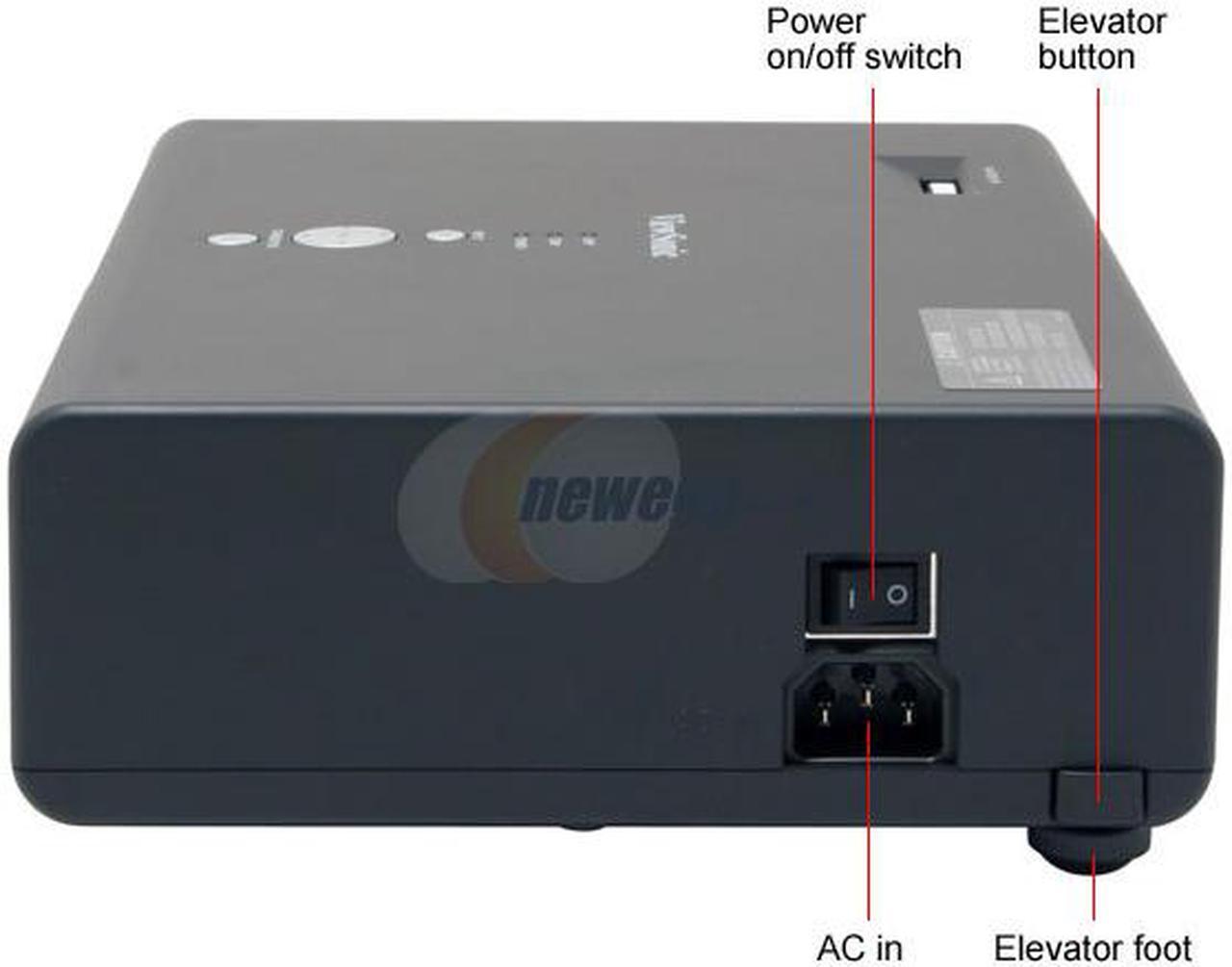 Alt view image 4 of 10 - ViewSonic PJ452 1024 x 768 1600 lumens LCD Projector 500:1