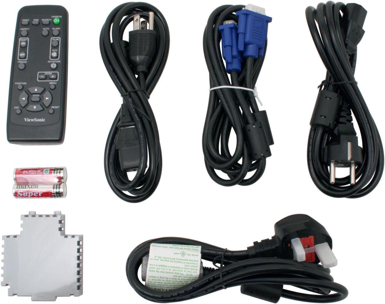 Alt view image 8 of 10 - ViewSonic PJ452 1024 x 768 1600 lumens LCD Projector 500:1