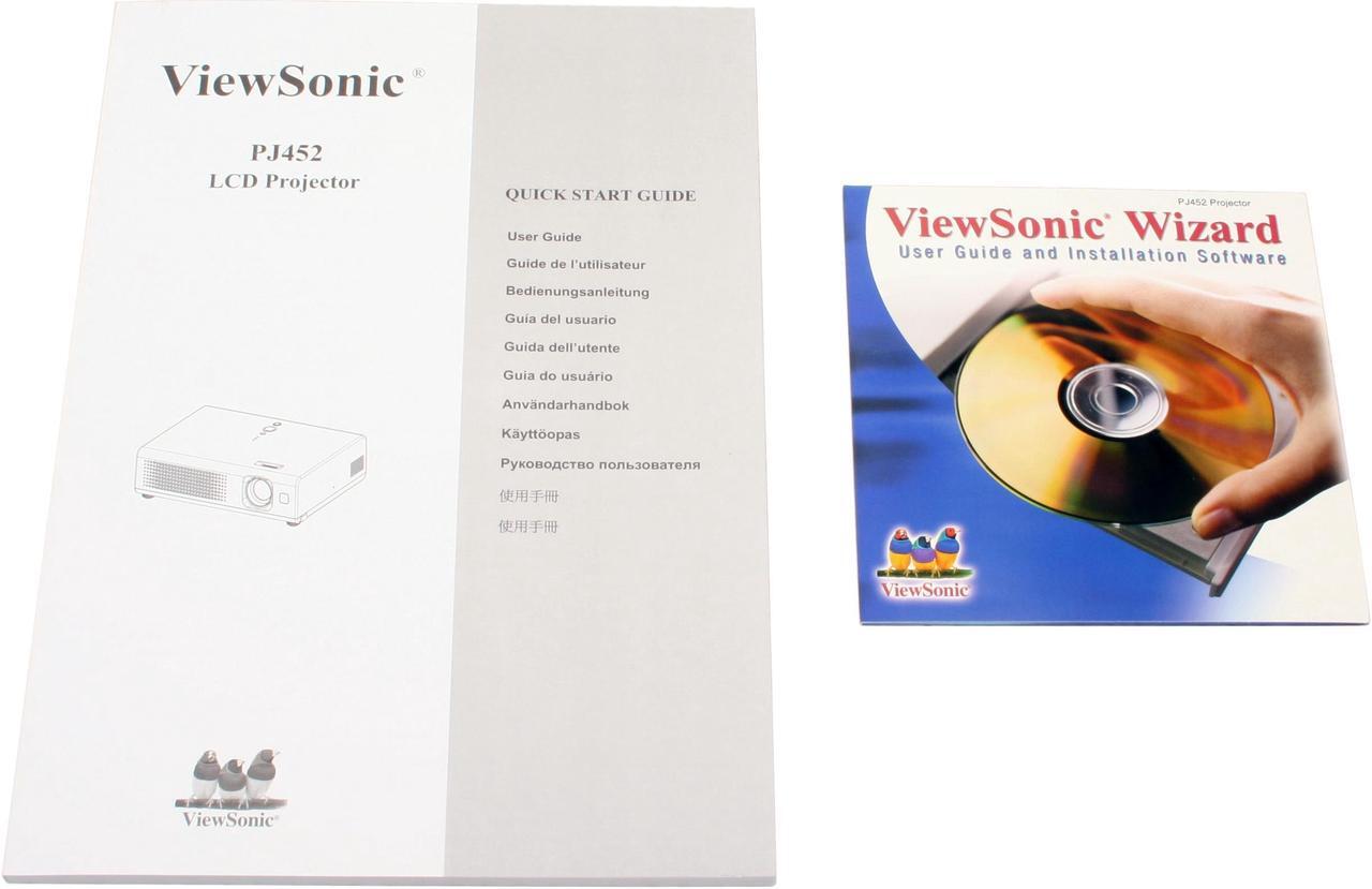 Alt view image 9 of 10 - ViewSonic PJ452 1024 x 768 1600 lumens LCD Projector 500:1