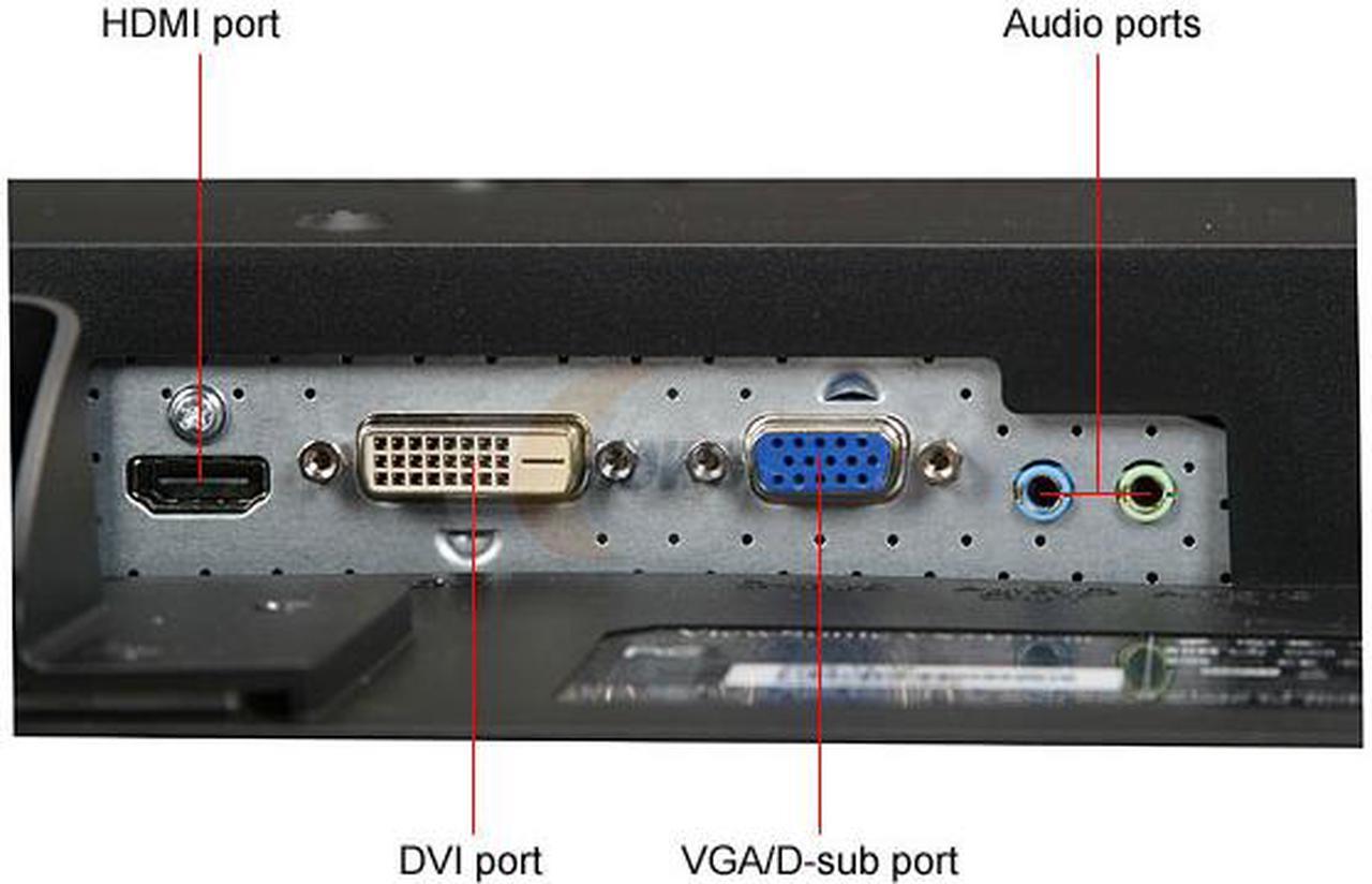 Alt view image 10 of 13 - ViewSonic X Series VX2433wm Black 23.6" 2ms(GTG); 5ms HDMI Full 1080P Widescreen LCD Monitor 300 cd/m2 DC 20000:1(1000:1) Built in Speakers