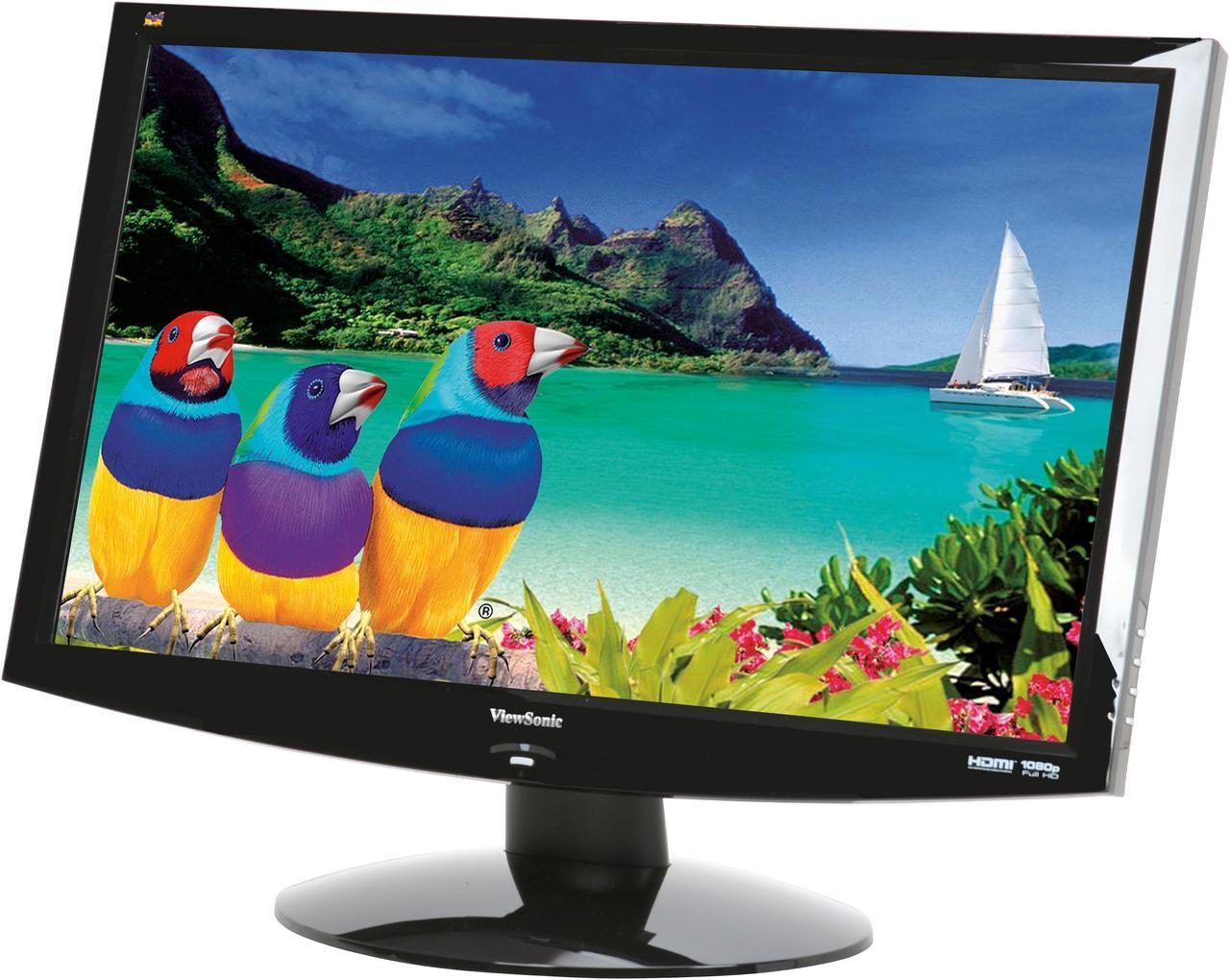 Main image of ViewSonic X Series VX2433wm Black 23.6" 2ms(GTG); 5ms HDMI Full 1080P Widescreen LCD Monitor 300 cd/m2 DC 20000:1(1000:1) Built in Speakers