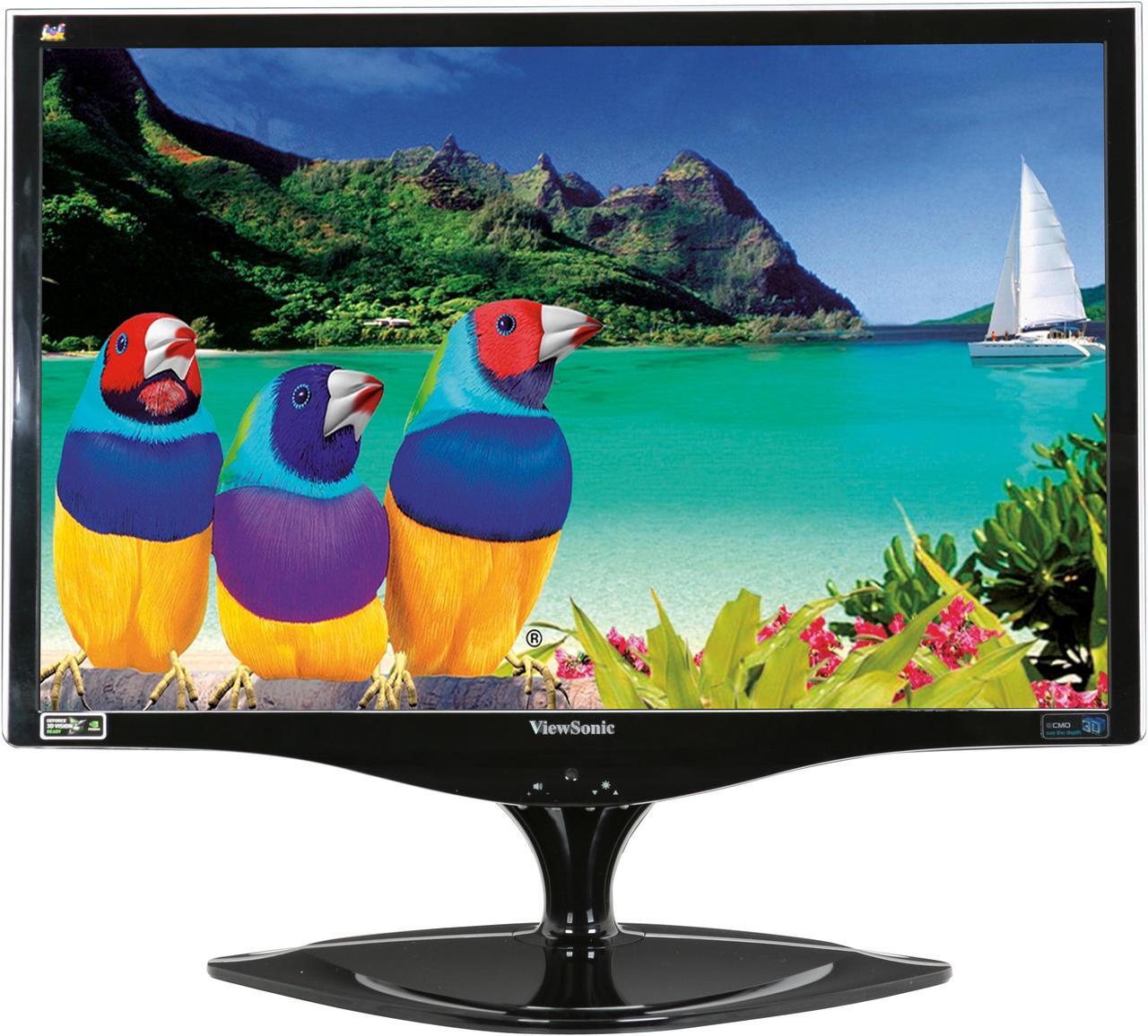 Alt view image 2 of 13 - ViewSonic FuHzion X Series VX2265wm Black 22" 3ms 120Hz 3D Ready Widescreen LCD Monitor 300 cd/m2 1000:1