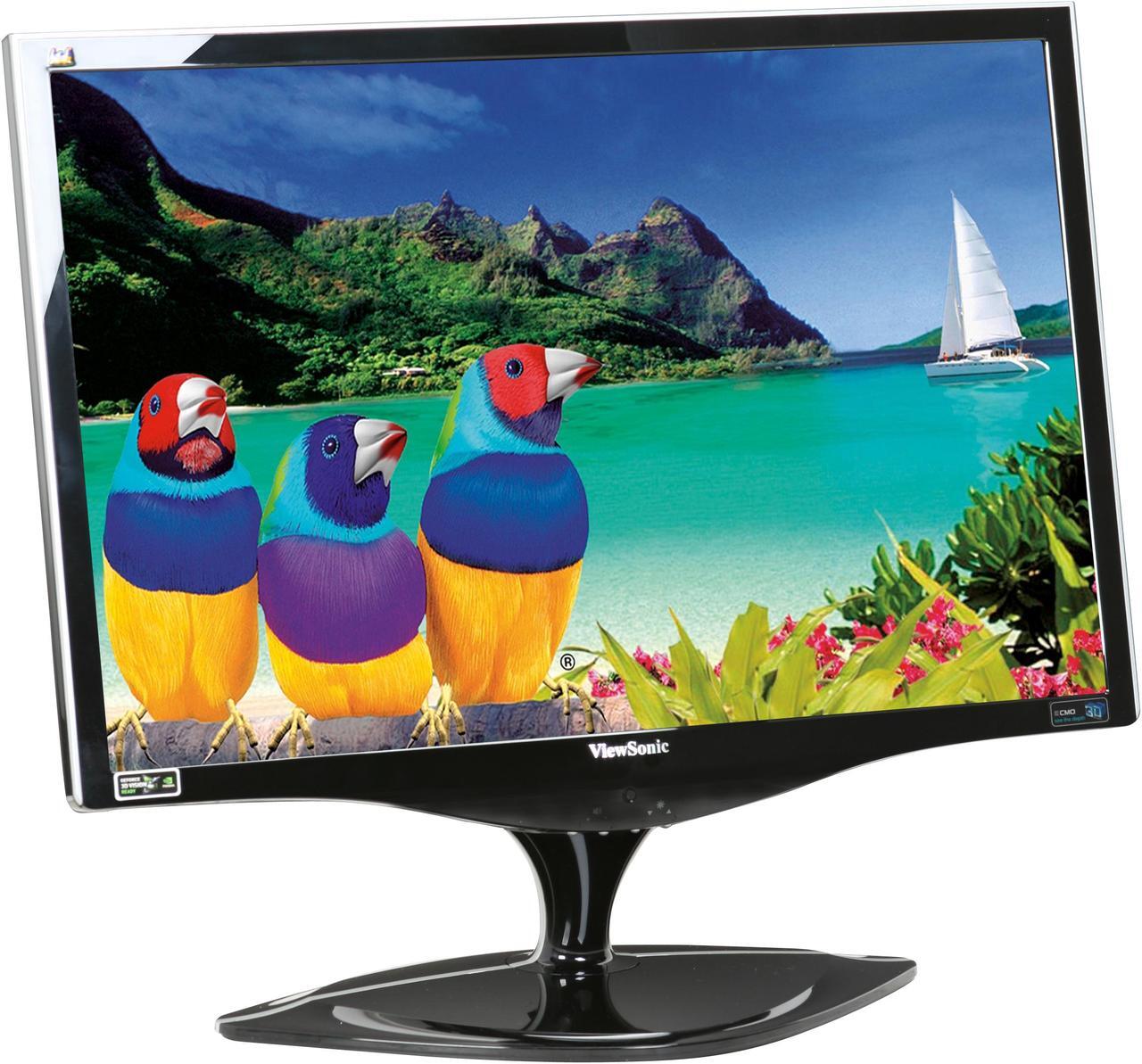 Alt view image 3 of 13 - ViewSonic FuHzion X Series VX2265wm Black 22" 3ms 120Hz 3D Ready Widescreen LCD Monitor 300 cd/m2 1000:1