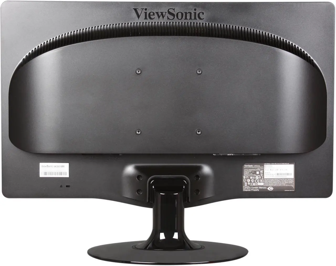 Alt view image 5 of 8 - ViewSonic 23.6" Active Matrix, TFT LCD Full HD 1080P LCD Monitor Built-in Speakers 5 ms D-Sub, DVI-D VA2431WM