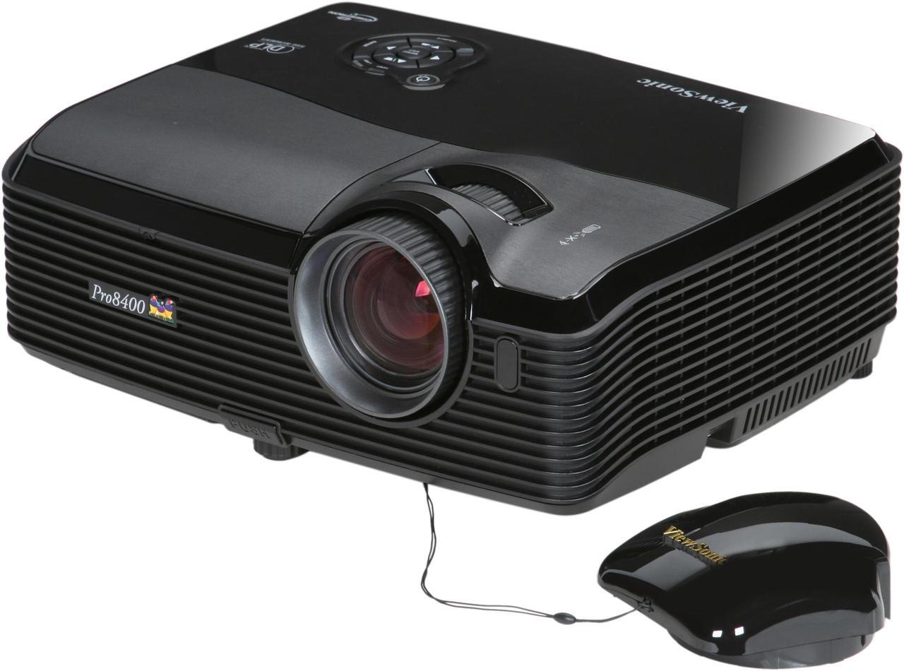 Main image of ViewSonic PRO8400 1920x1080 FHD 4000 ANSI Lumens, Dual HDMI Inputs, RJ45 (Crestron LAN Control/Display), Auto Keystone Correction, PC-less JPG Slideshow, 1.5x Wide Optical Zoom, DLP Projector