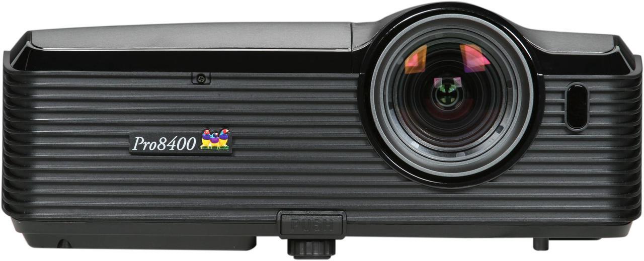 Alt view image 2 of 8 - ViewSonic PRO8400 1920x1080 FHD 4000 ANSI Lumens, Dual HDMI Inputs, RJ45 (Crestron LAN Control/Display), Auto Keystone Correction, PC-less JPG Slideshow, 1.5x Wide Optical Zoom, DLP Projector