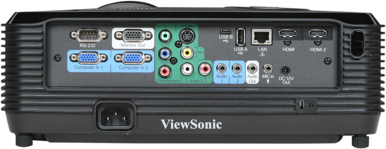 Alt view image 5 of 8 - ViewSonic PRO8400 1920x1080 FHD 4000 ANSI Lumens, Dual HDMI Inputs, RJ45 (Crestron LAN Control/Display), Auto Keystone Correction, PC-less JPG Slideshow, 1.5x Wide Optical Zoom, DLP Projector