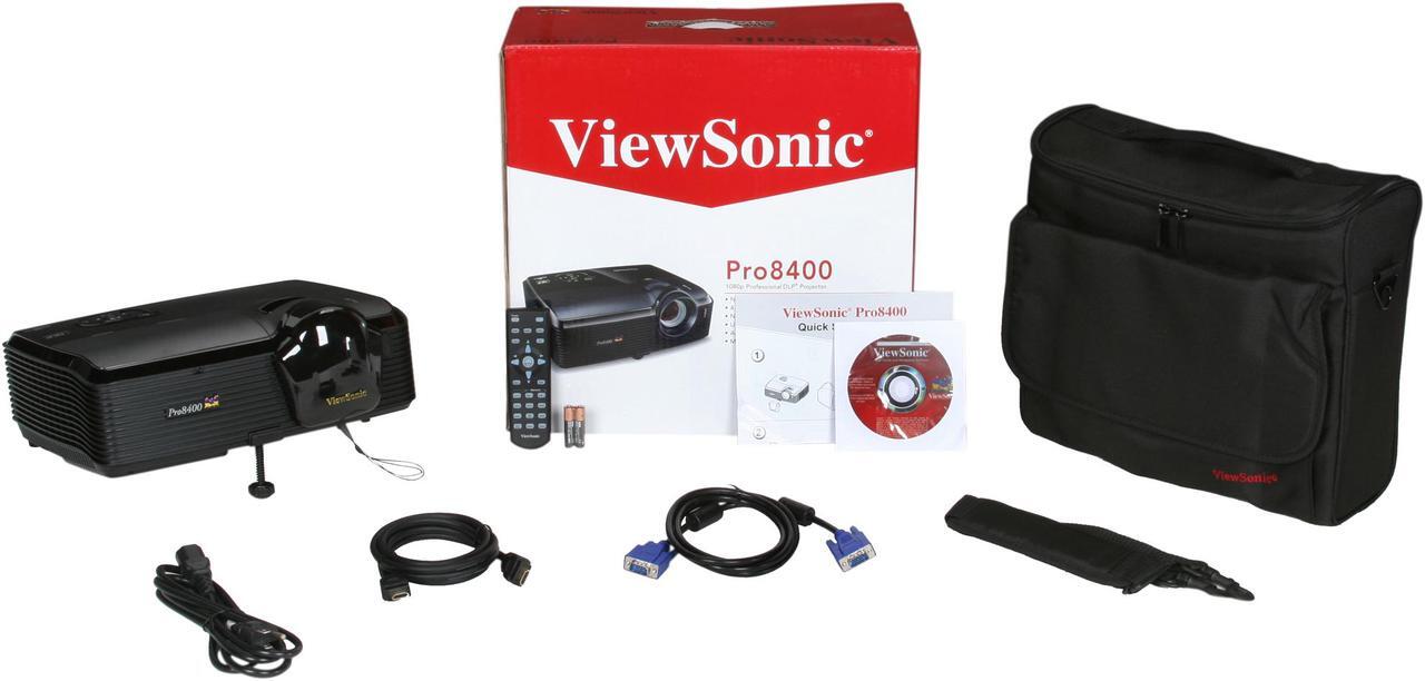 Alt view image 8 of 8 - ViewSonic PRO8400 1920x1080 FHD 4000 ANSI Lumens, Dual HDMI Inputs, RJ45 (Crestron LAN Control/Display), Auto Keystone Correction, PC-less JPG Slideshow, 1.5x Wide Optical Zoom, DLP Projector