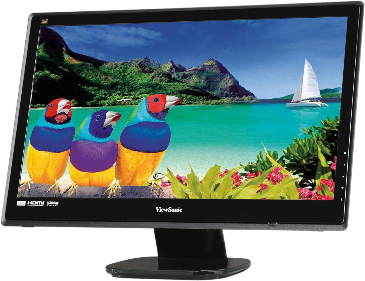 Main image of ViewSonic VX2453mh-LED Black 23.6" Full HD HDMI LED BackLight LCD Monitor Slim Design w/Speakers 250 cd/m2 DC 30,000,000:1 (1,000:1)