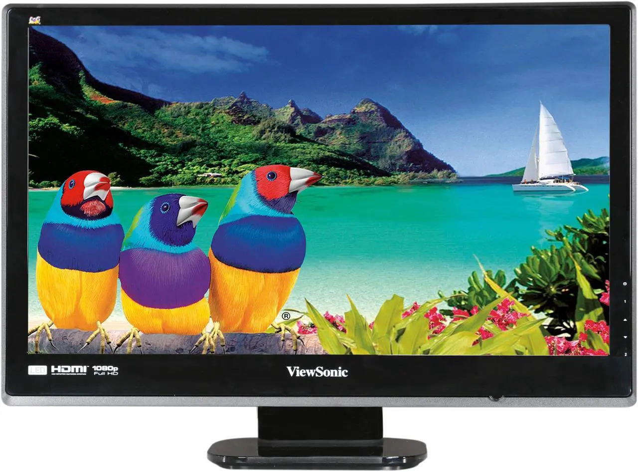 Alt view image 2 of 7 - ViewSonic VX2753mh-LED Black 27" 1ms Full HD HDMI LED BackLight LCD Monitor w/Speakers 300 cd/m2 DC 30,000,000:1, (1,200:1)