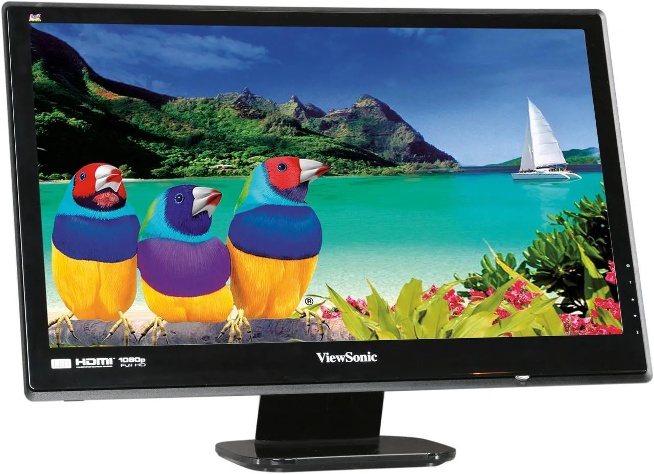 Alt view image 3 of 7 - ViewSonic VX2753mh-LED Black 27" 1ms Full HD HDMI LED BackLight LCD Monitor w/Speakers 300 cd/m2 DC 30,000,000:1, (1,200:1)