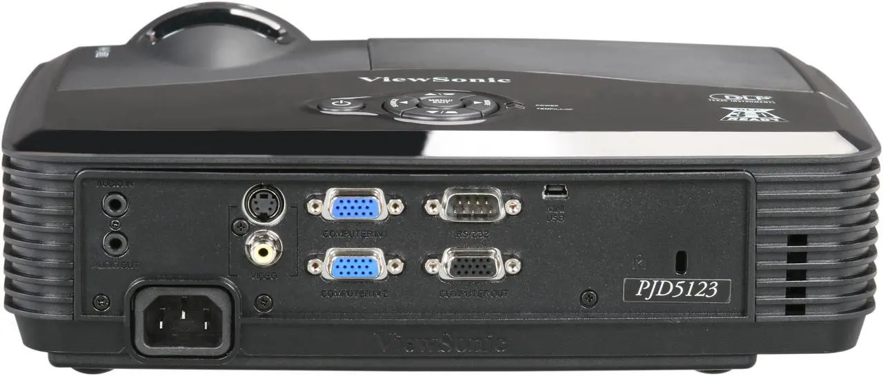 Alt view image 5 of 7 - ViewSonic PJD5123 800 x 600 2700 Lumens DLP Projector 2000:1 (typ), 3000:1 (dynamic)