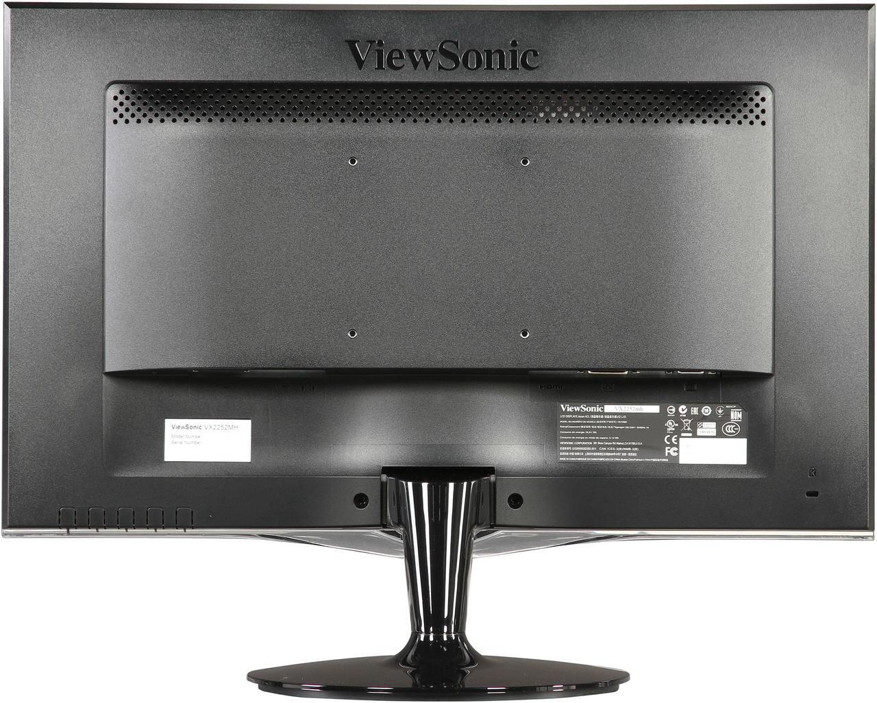 Alt view image 10 of 13 - ViewSonic VX2252MH 22 Inch 2ms 60Hz 1080p Entertainment Monitor with HDMI DVI and VGA Inputs