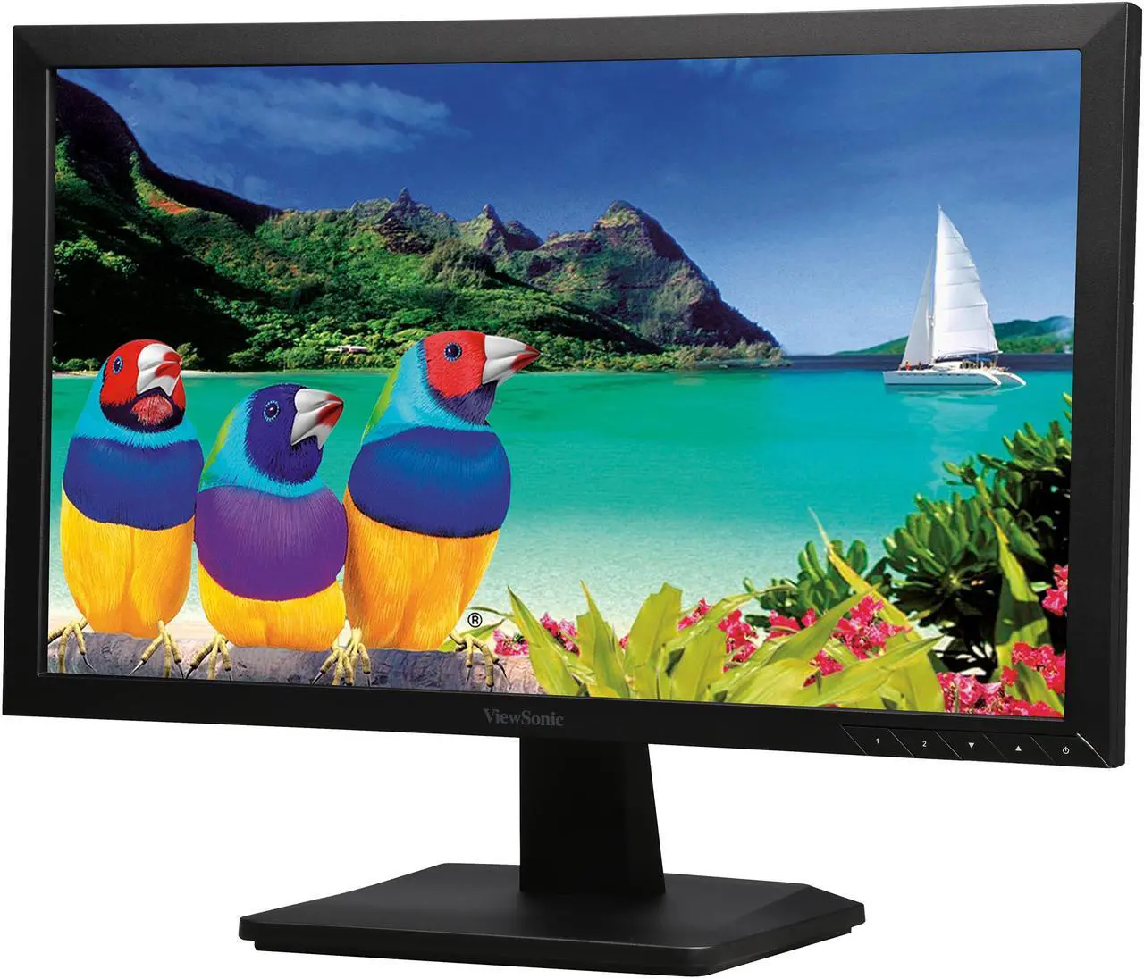 Alt view image 7 of 14 - ViewSonic VA2252SM 22 Inch 1080p LED Monitor DisplayPort DVI and VGA Inputs for Home and Office