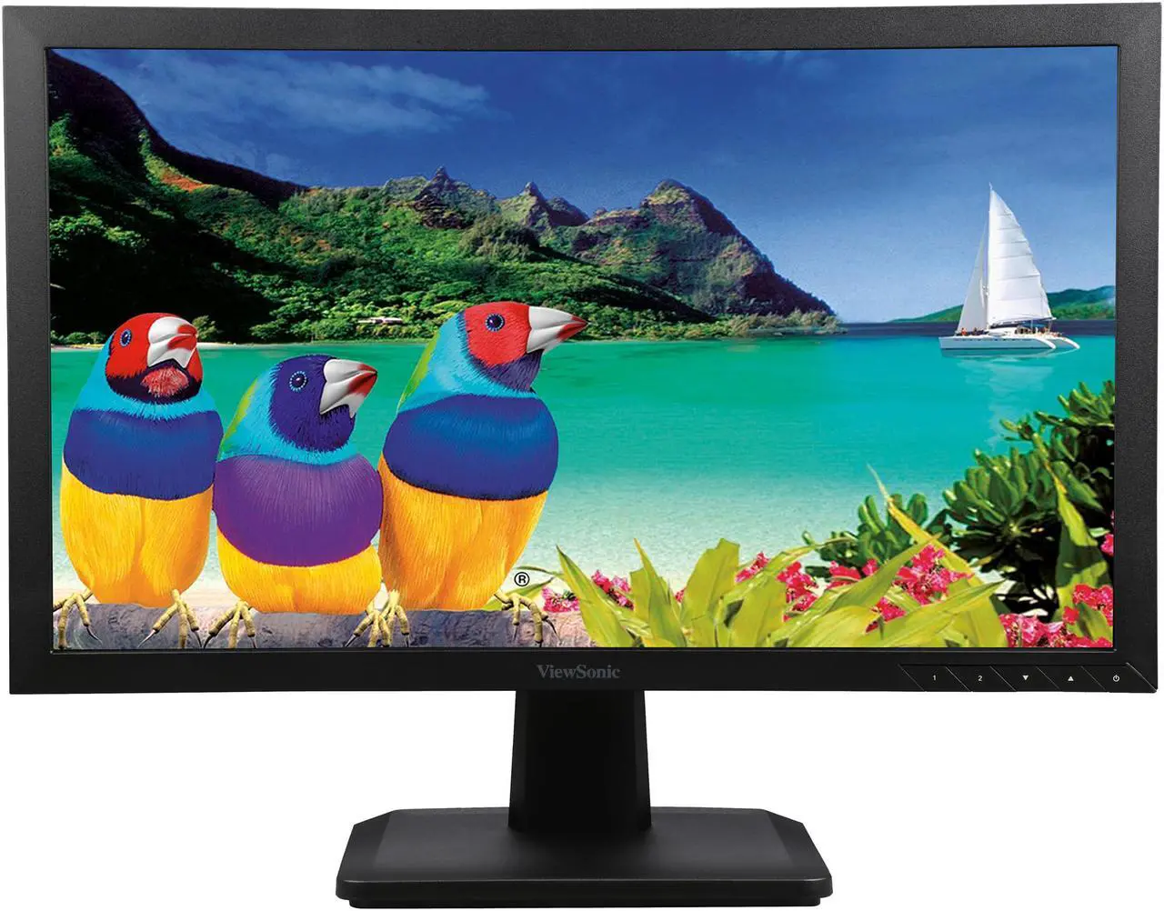 Alt view image 8 of 14 - ViewSonic VA2252SM 22 Inch 1080p LED Monitor DisplayPort DVI and VGA Inputs for Home and Office