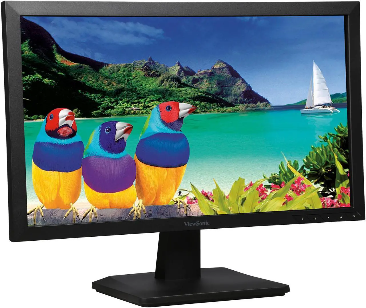 Alt view image 9 of 14 - ViewSonic VA2252SM 22 Inch 1080p LED Monitor DisplayPort DVI and VGA Inputs for Home and Office