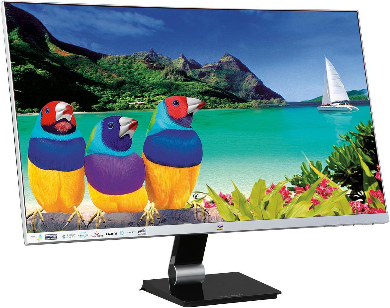 Alt view image 4 of 8 - ViewSonic VX2778-SMHD 27" WQHD 2560 x 1440 2K DisplayPort HDMI Mini-DisplayPort Built-in Speakers Anti-Glare Frameless Bezel Design Backlit LED IPS Monitor