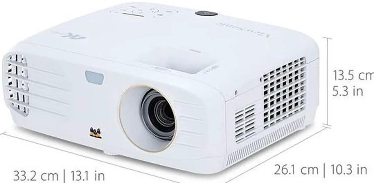 Alt view image 3 of 7 - ViewSonic PX727-4K 4K RGBRGB Rec. 709 DLP Home Theater Projector with HDR, HDMI
