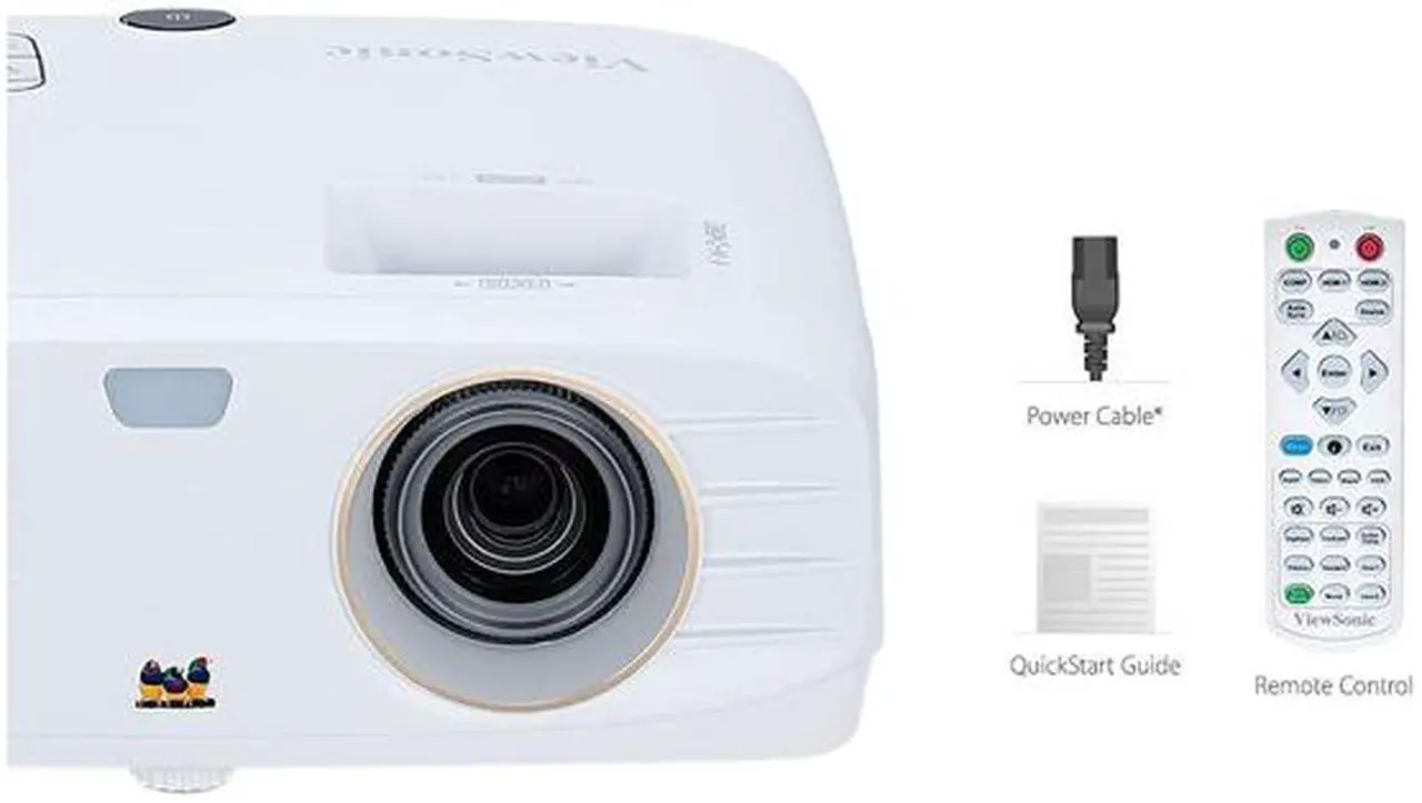 Alt view image 5 of 7 - ViewSonic PX727-4K 4K RGBRGB Rec. 709 DLP Home Theater Projector with HDR, HDMI