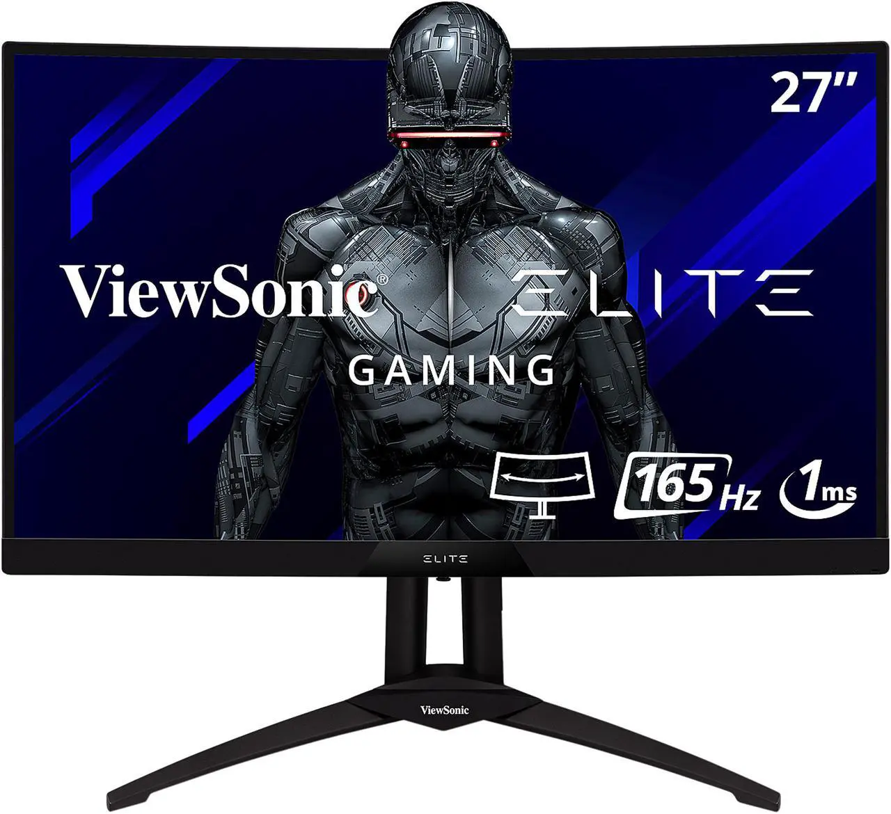 Main image of ViewSonic ELITE XG270QC Curved 27 Inch 1ms 1440p 165Hz FreeSync Premium Pro Gaming Monitor with VESA DisplayHDR 400 and Advanced Ergonomics for Esports