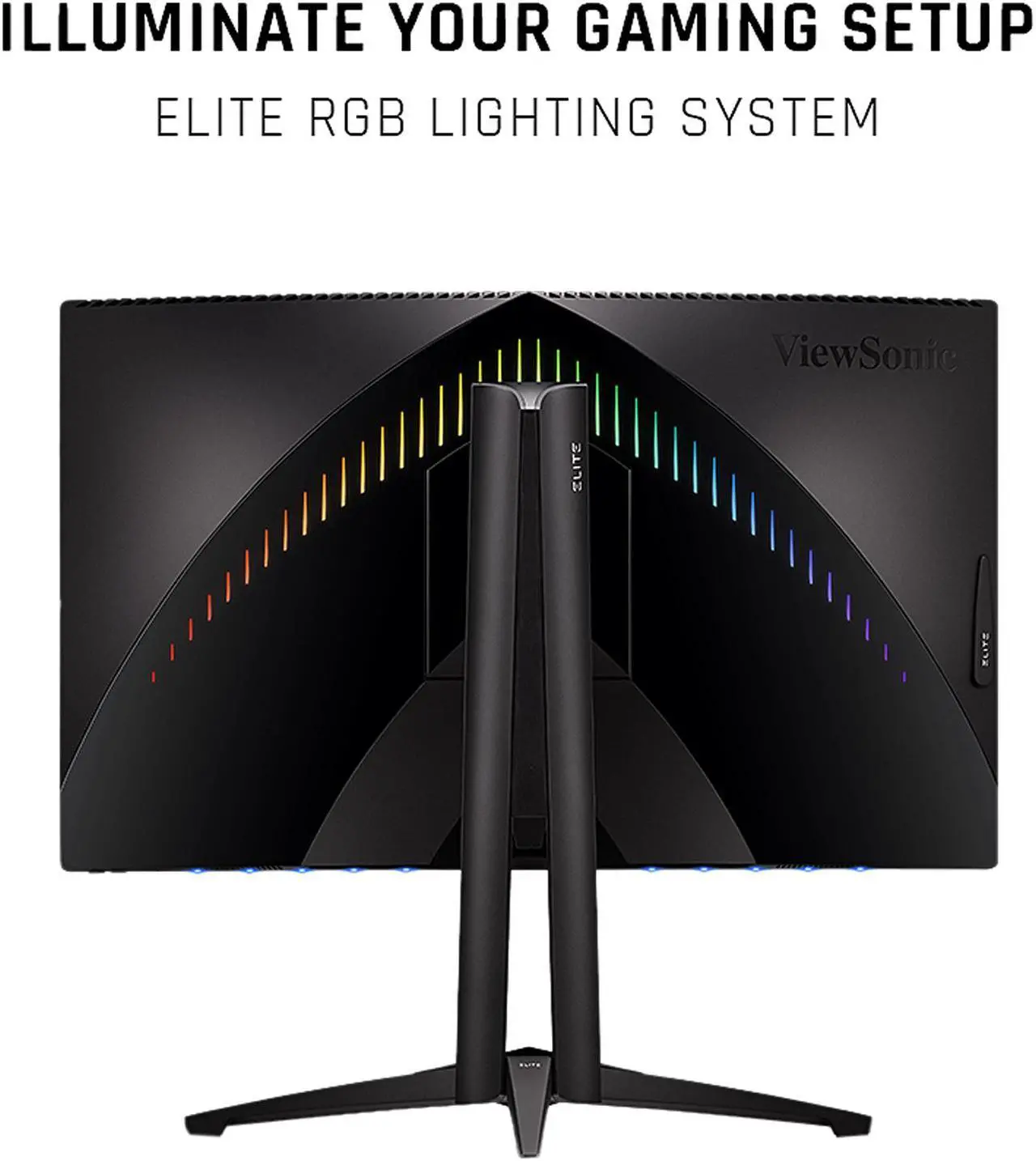 Alt view image 3 of 14 - ViewSonic ELITE XG270QC Curved 27 Inch 1ms 1440p 165Hz FreeSync Premium Pro Gaming Monitor with VESA DisplayHDR 400 and Advanced Ergonomics for Esports