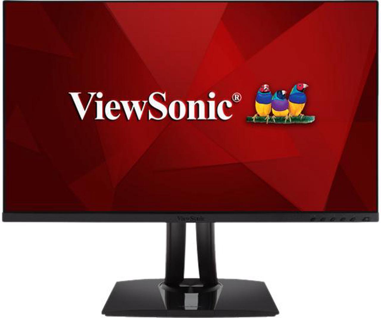 ViewSonic VP2756-4K 27 Inch Premium IPS 4K Frameless Ergonomic Monitor with Color Accuracy, Pantone Validated, Factory Calibrated, HDMI, DisplayPort and USB Type C for Professional Home and Office