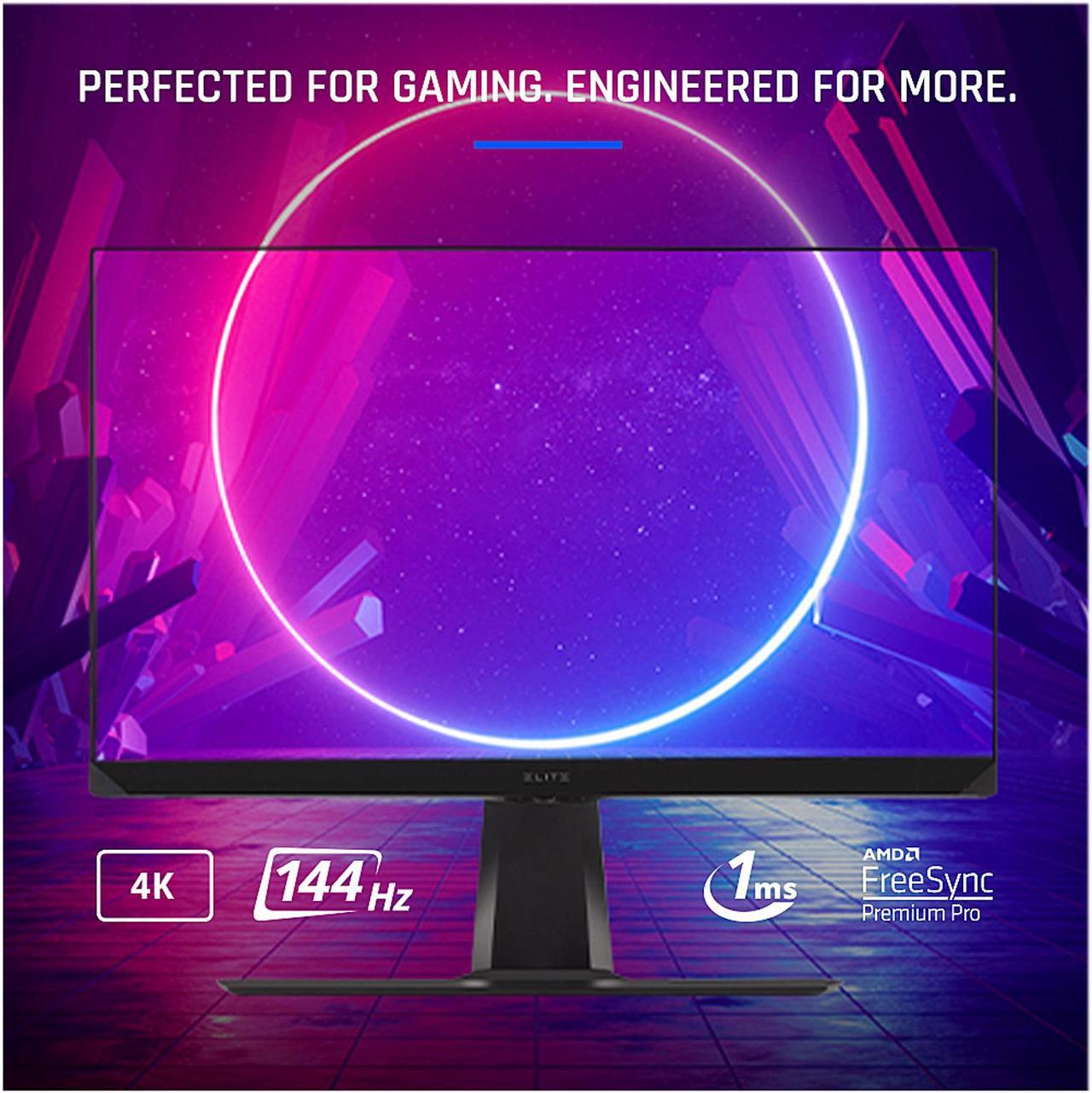 Alt view image 2 of 8 - ViewSonic ELITE XG320U 32 Inch 4K UHD Gaming Monitor with 150Hz, 1ms, HDR 600, FreeSync Premium Pro, HDMI, DisplayPort, USB, and Advanced Ergonomics for Esports