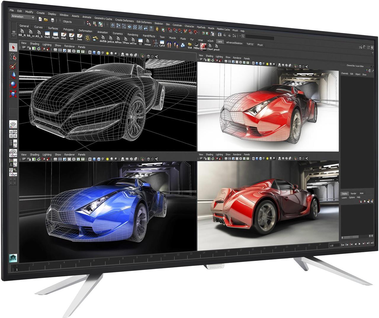 Alt view image 3 of 6 - Philips BDM4350UC 43" Brilliance monitor, 4K UHD3840x2160 IPS 10-bit panel, 50M:1 SmartContrast, MultiView PIP/PBP, HDMIx2/DisplayPortx2/VGA, USB 3.0 hub, Built-in 7W speakers, SmartUniformity, SmartConnect, SmartImage