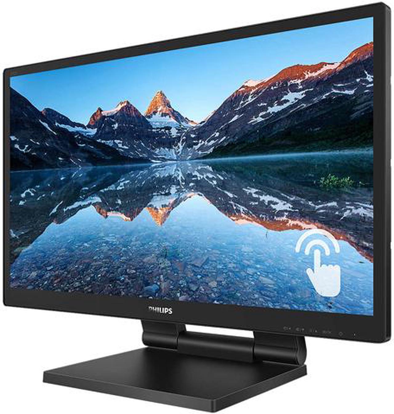 Philips 242B9T 24" Touch screen monitor, Full HD IPS, 10-point capacitive touch, HDMI/DVI-D/DisplayPort/VGA, USB 3.1, Speakers, IP54 dust and water resistant, Win10/Android compatible