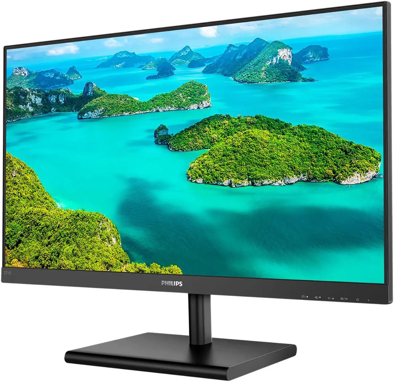 Alt view image 3 of 7 - PHILIPS 271E1S 27" Full HD 1920 x 1080 75Hz IPS AMD FreeSync, VGA HDMI VESA Tilt Monitor