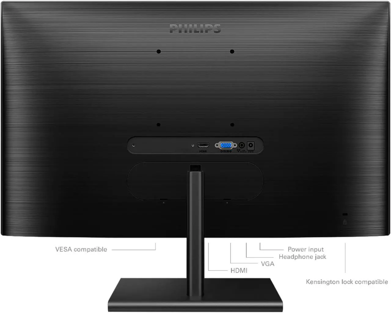 Alt view image 7 of 7 - PHILIPS 271E1S 27" Full HD 1920 x 1080 75Hz IPS AMD FreeSync, VGA HDMI VESA Tilt Monitor