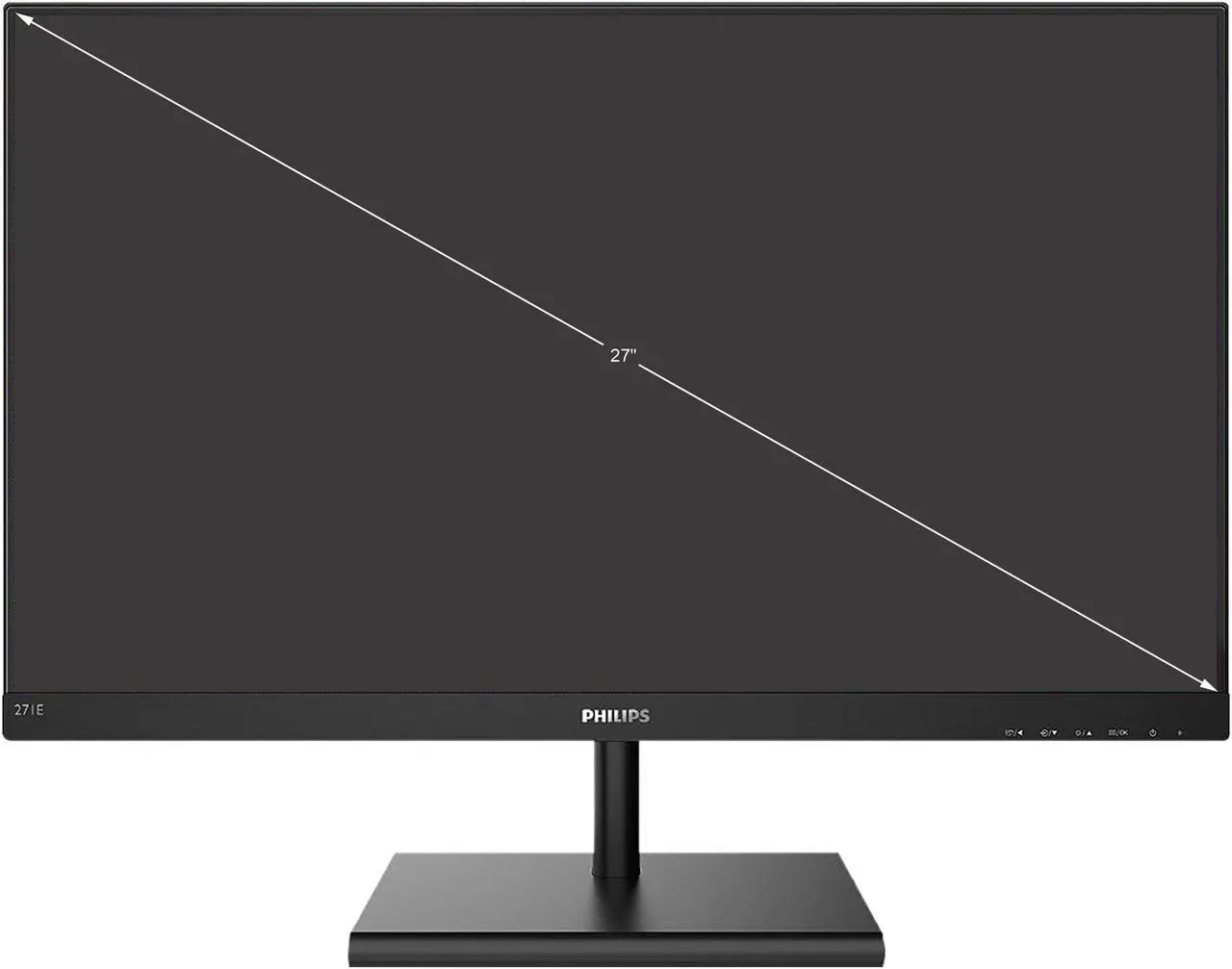 Alt view image 2 of 7 - PHILIPS 271E1S 27" Full HD 1920 x 1080 75Hz IPS AMD FreeSync, VGA HDMI VESA Tilt Monitor